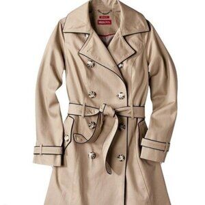 Merona Piped Trench Coat with Free Gift!!